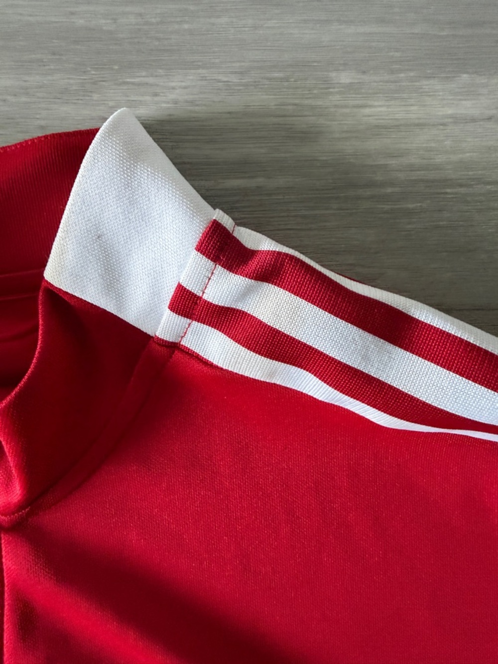 Adidas Men's Red Training Track Jacket - Full Zip (Large) - Picture 3 of 8